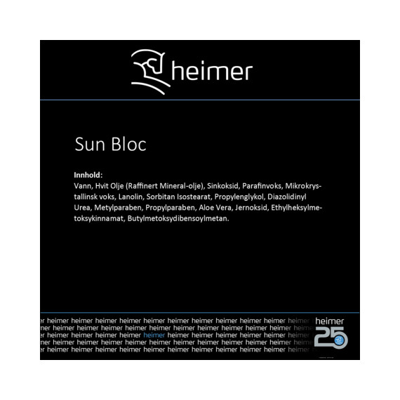 Sun Bloc solkrem Heimer 200g