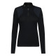 Trolle Technical Wool Long Sleeve Zipped Polo