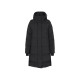 Long Goose Down Jacket Female - Black