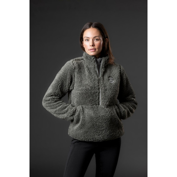 Equipage Joelle half-zip teddy ridejakke