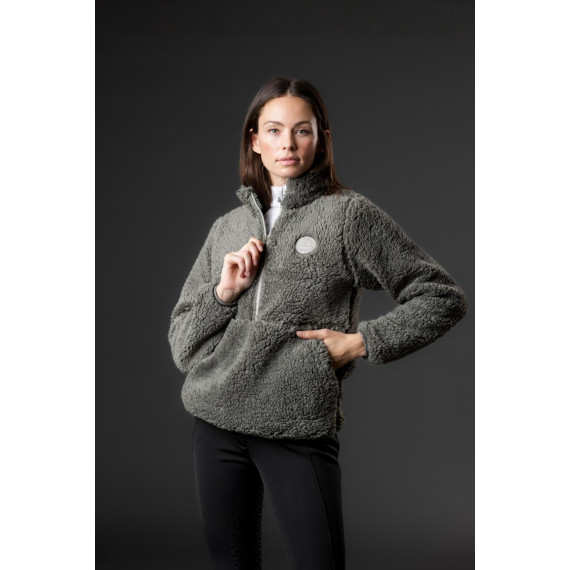 Equipage Joelle half-zip teddy ridejakke